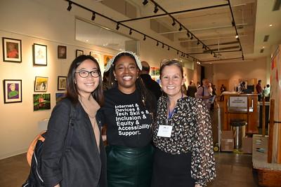 Three women at the Digital Inclusion event