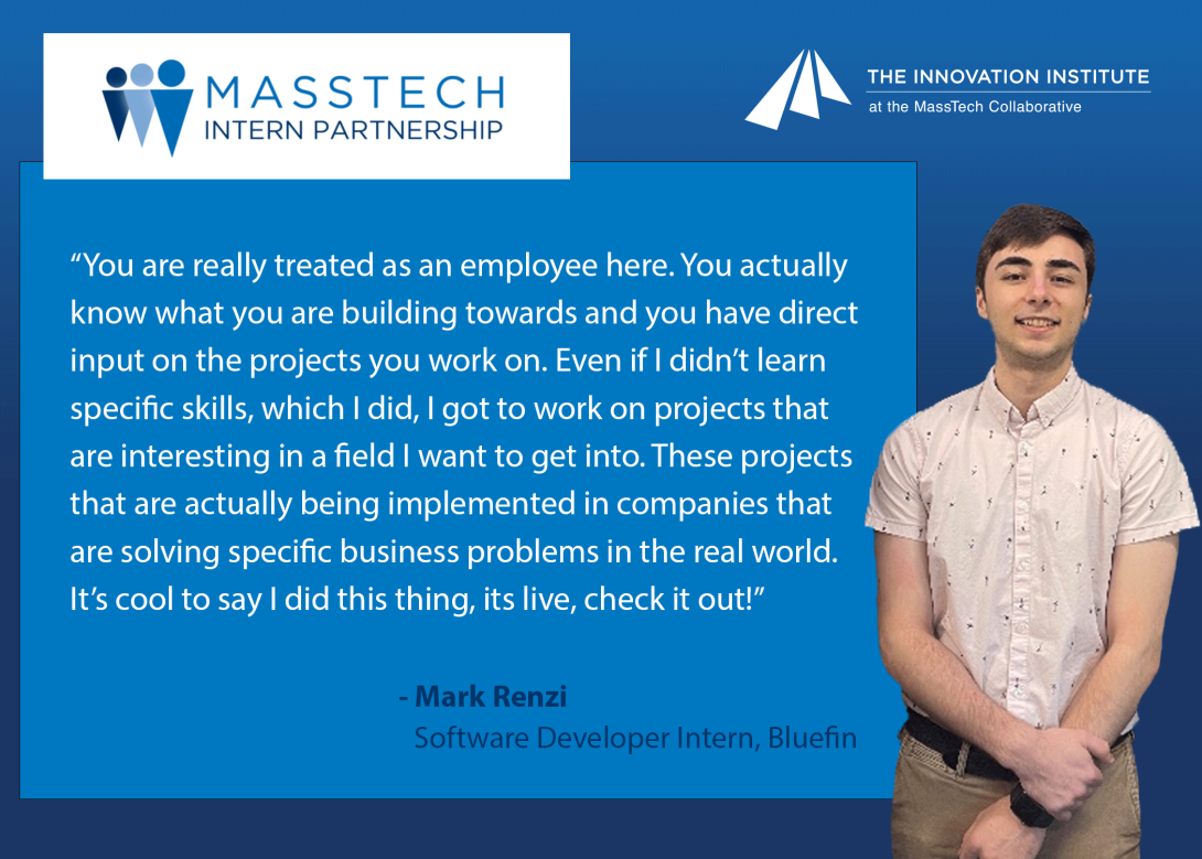 Bluefin intern Mark Renzi